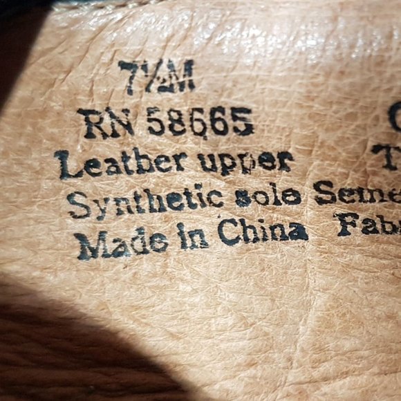 Halogen 'Owen' Pointy Toe Ghillie Flat Black Leather Womens Size 7.5 M - Picture 10 of 12